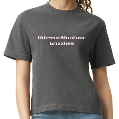 OMCS - Ladies' Heavyweight Cropped T-Shirt Thumbnail