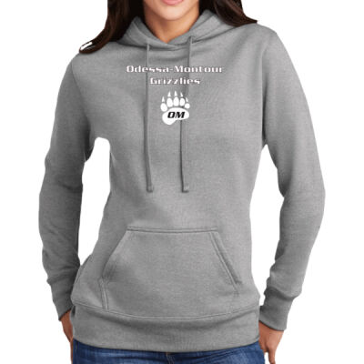 OMCS - Ladies Core Fleece Pullover Hooded Sweatshirt Thumbnail