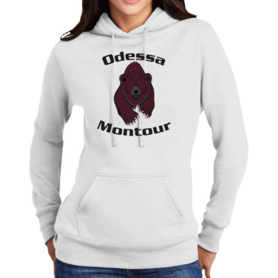 OMCS - Ladies Core Fleece Pullover Hooded Sweatshirt Thumbnail